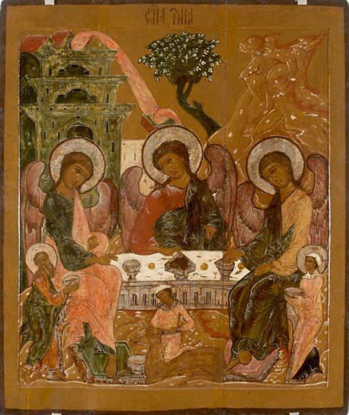 Троица Ветхозаветная живопись