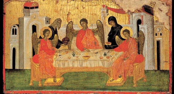 Троица Ветхозаветная гостеприимство Авраама