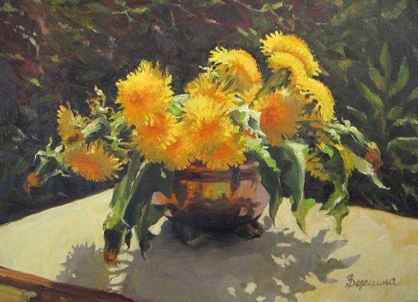 Зинаида Ведешина одуванчики