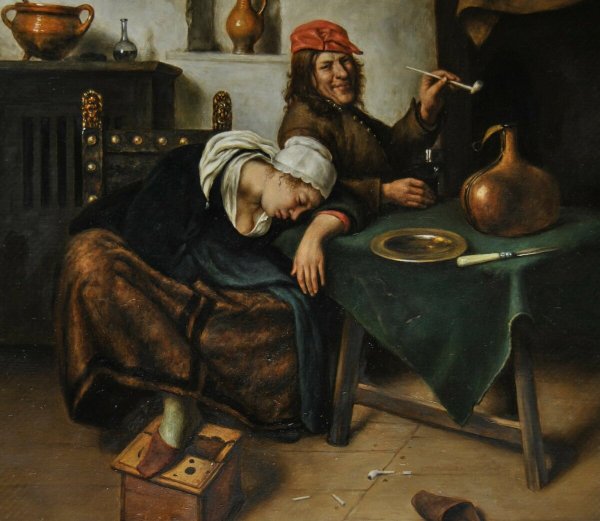 Виллем Виллем Хеда. «Натюрморт с ветчиной». 1656