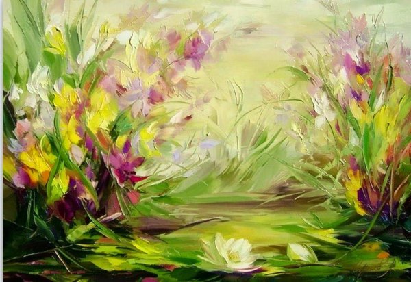 Живопись мастихином картины Сергеев художник