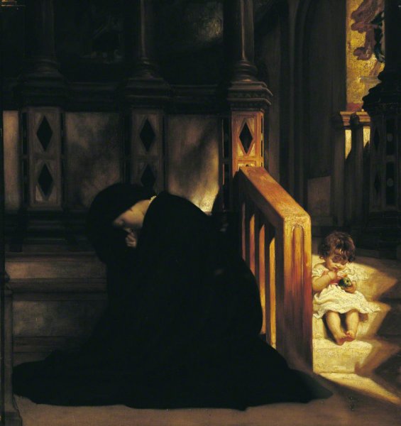 Молящиеся в живописи