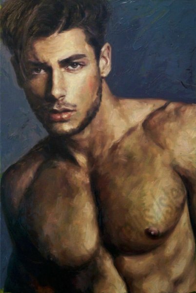 Портрет мужчины живопись