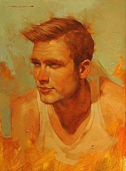 Мужской портрет маслом