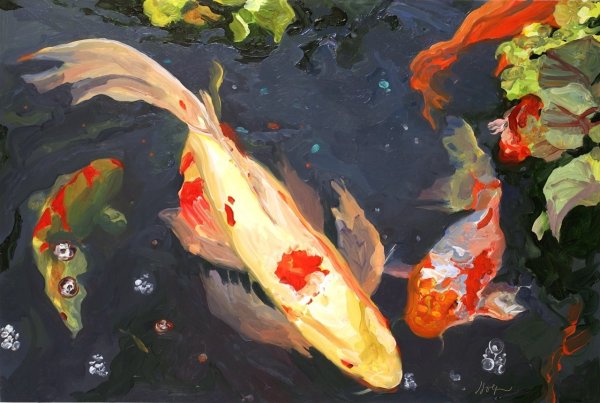 Карпы кои Хаяо арт