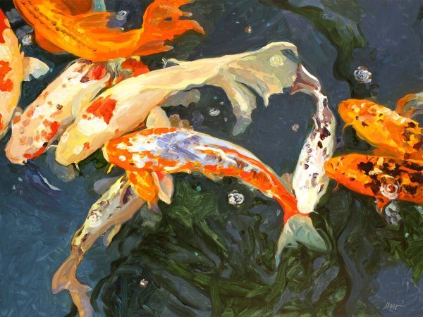 Карпы кои Хаяо Миядзаки