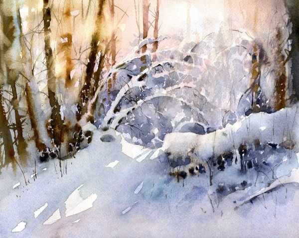 Евгения Сенчилова акварели