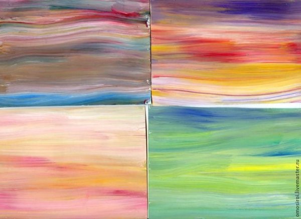 Растяжка цвета в изобразительном искусстве