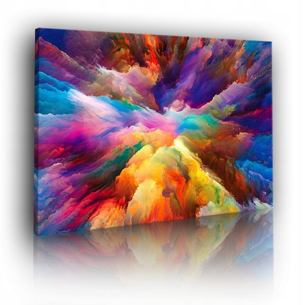 Абстракция акрилом на холсте