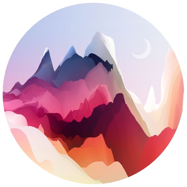 Горы в круге