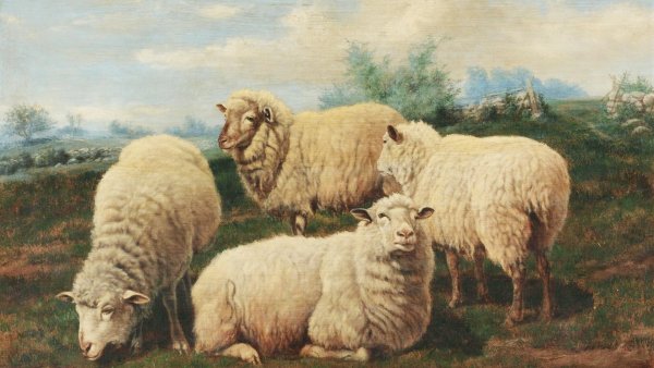 Коровы Arthur Fitzwilliam Tait