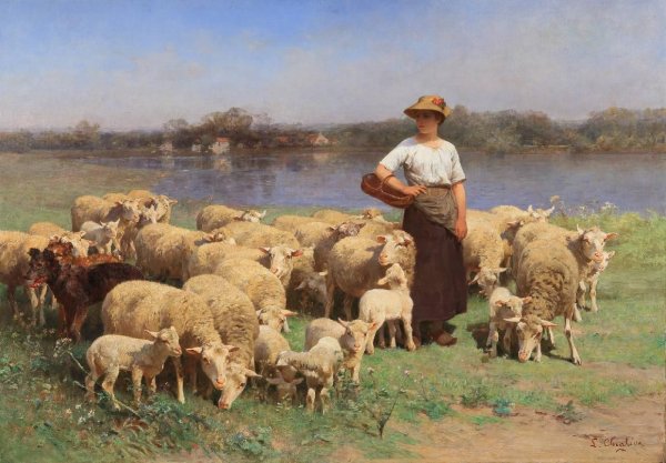 Художница Луиджи Чиалива(1842 - 1914