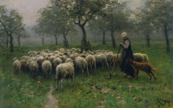 Антон Мауве Возвращение отары