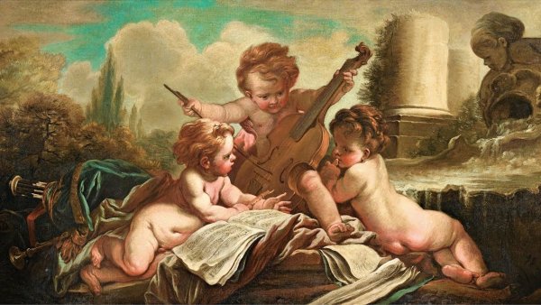 Франсуа Буше аллегория живописи