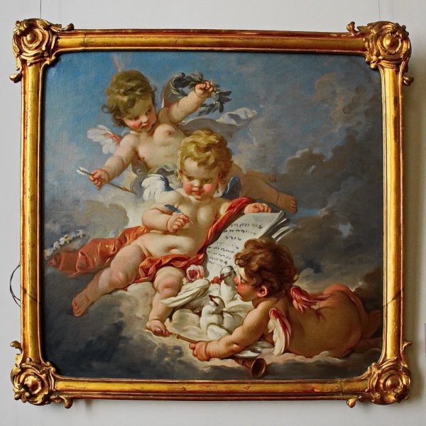 Сикстинская Мадонна ангелы