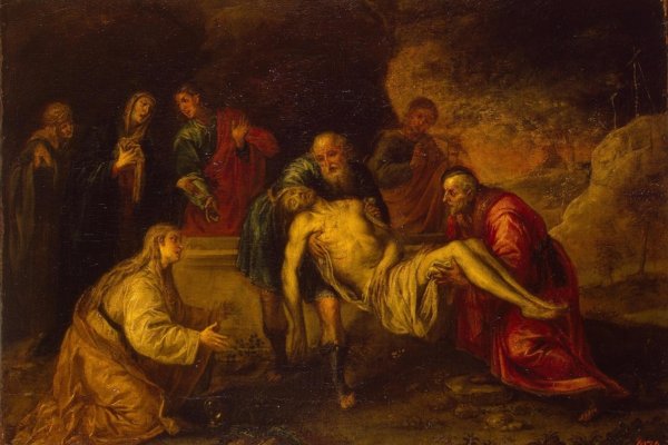 Рембрандт the Entombment of Christ