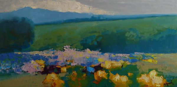 Утро в Крыму рисунок