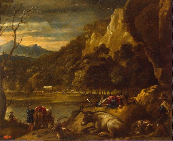 Мартин Рико и Ортега дворик в Испании