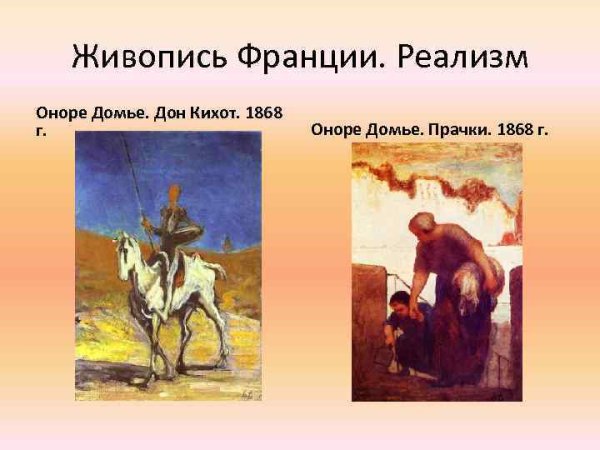 Реализм в живописи Оноре Домье французский