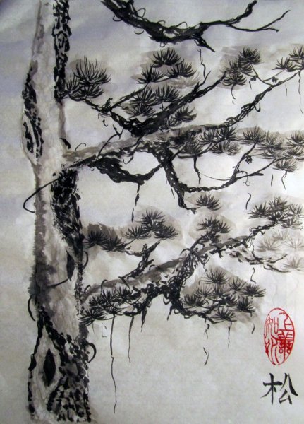 Техника гохуа китайская живопись