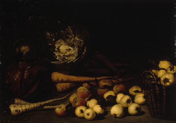 Адриан Ван Утрехт «натюрморт с виноградом» 1640-е. холст, масло