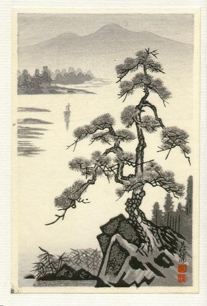 Сосна в японской живописи