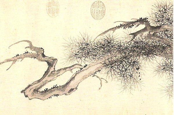 Китайская живопись сосна