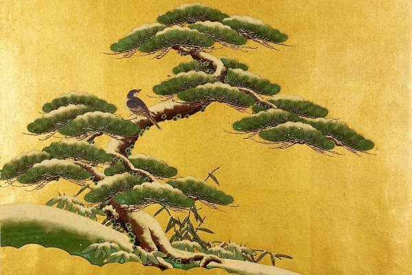 Сосна в японской живописи
