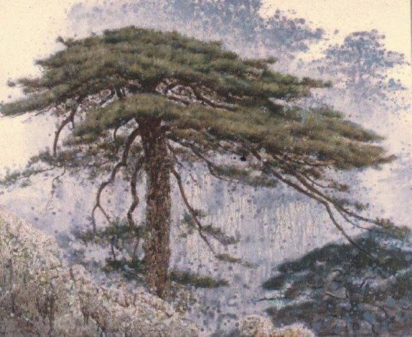 Корейская Пейзажная живопись сосны