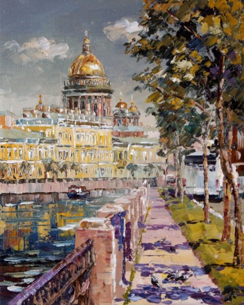 Картина «Санкт-Петербург» Зыкин