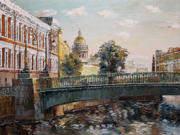 Художник Найденов пейзажи Санкт Петербурга