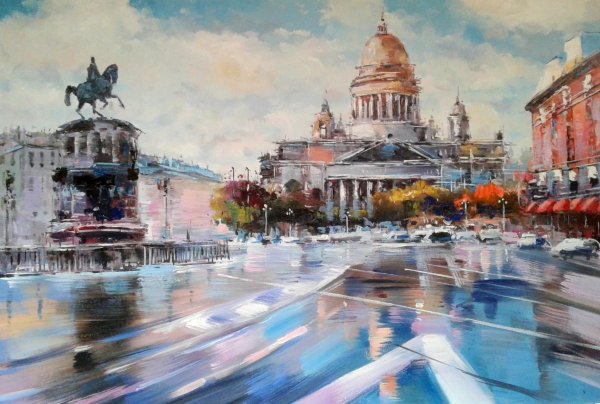 Картины Набережные Петербурга Руслана Смородинова