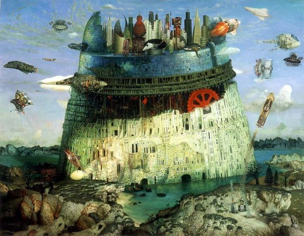 Вавилонская башня древний Вавилон