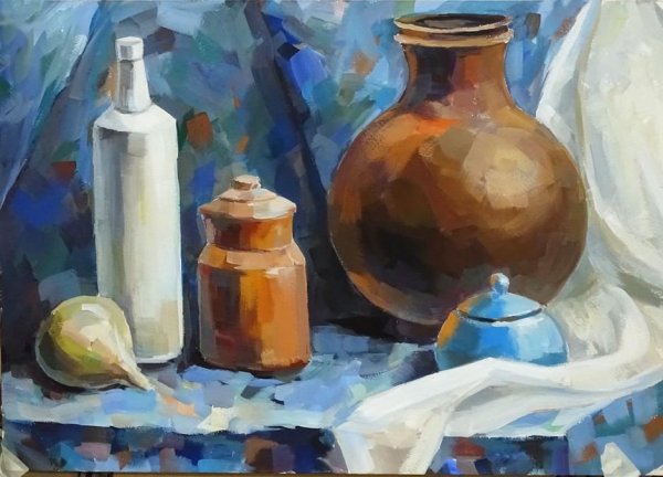 Гуашевая живопись натюрморты