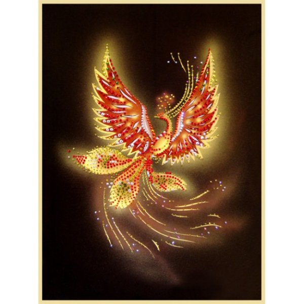 Картина Сваровски "Жар-птица"