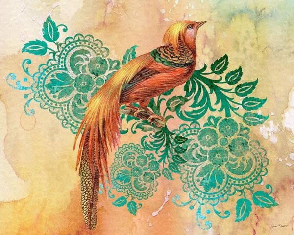 Райские птицы для декупажа