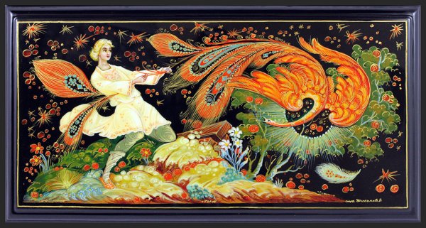 Палех перо Жар птицы