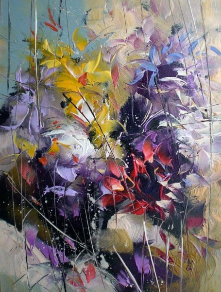 Картины в оранжевых тонах