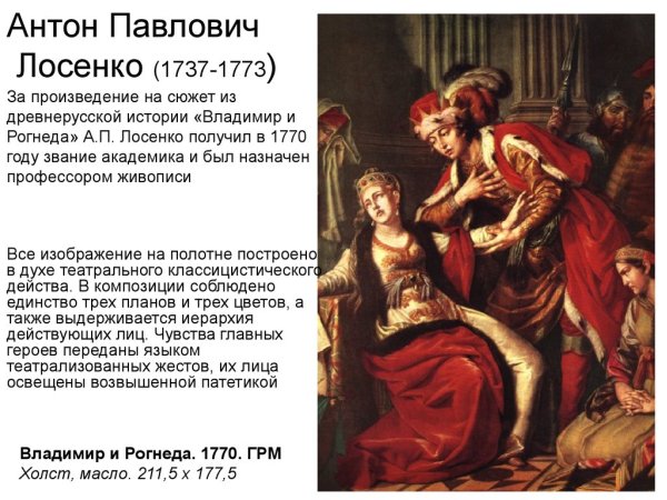 Лосенко прощание Гектора с Андромахой