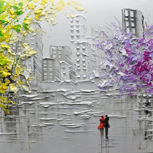 Картины мастихином акрил