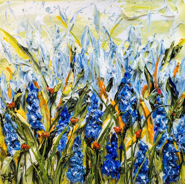 Джастин Геффри картины мастихином