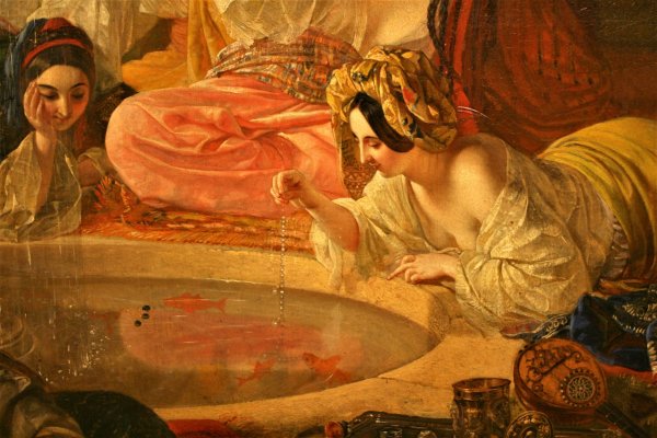 Бахчисарайский фонтан Пушкин картина