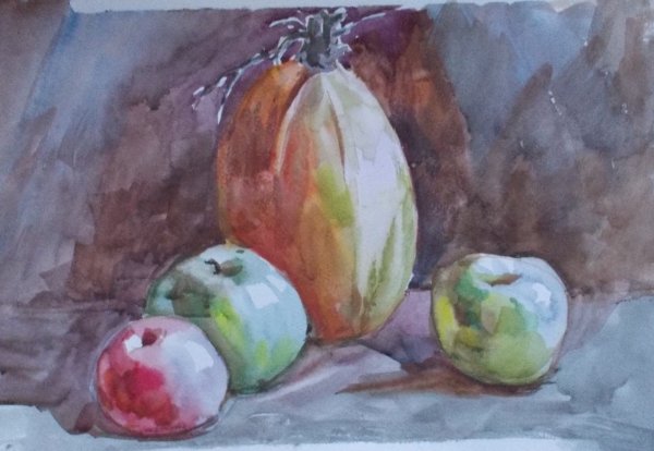 Многослойная техника акварели (лессировка)