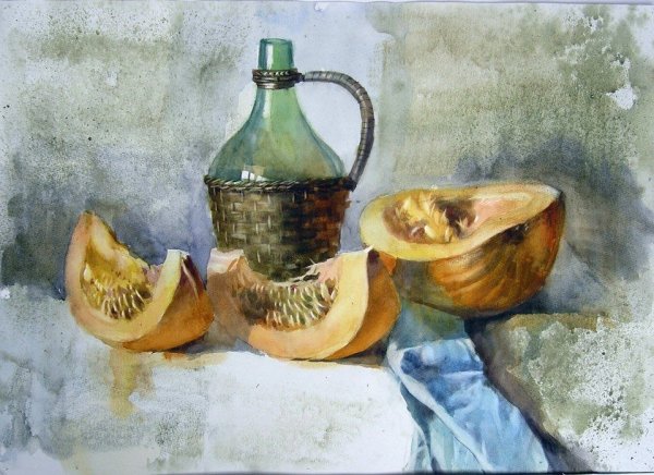 Карпан Александр акварель натюрморт