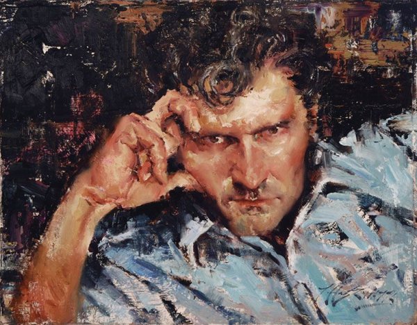 Живописный портрет Джеффри Ваттс