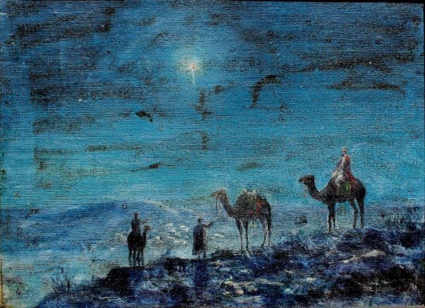 Звезда Вифлеема - картина художника