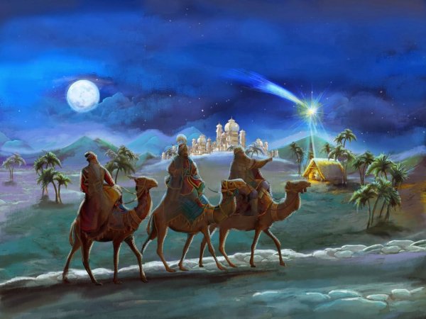 Рождество Вифлеемская звезда волхвы