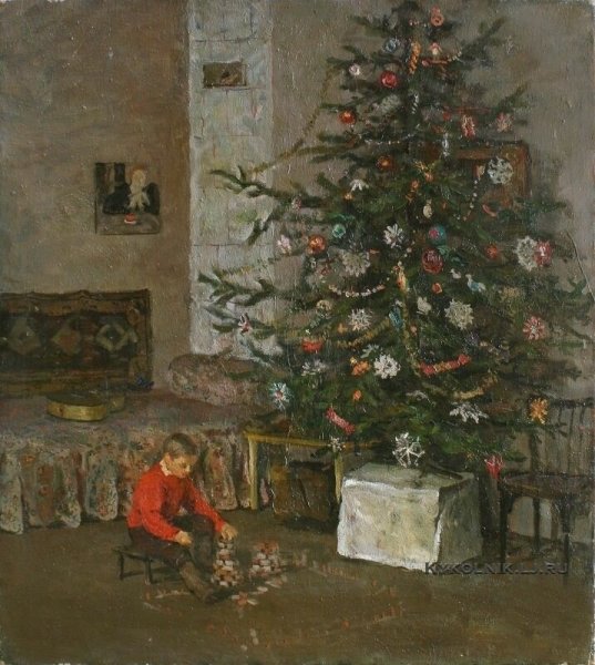 Александр Моравов Рождественская ёлка 1921