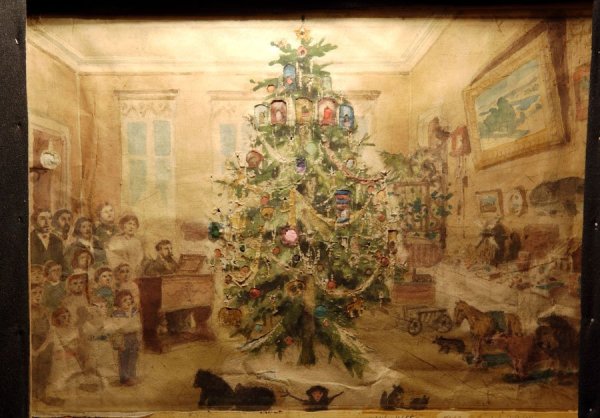 Алексей Корин. Рождественская елка. 1910