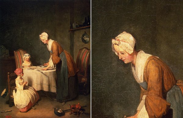 Жан Батист Шарден молитва перед обедом